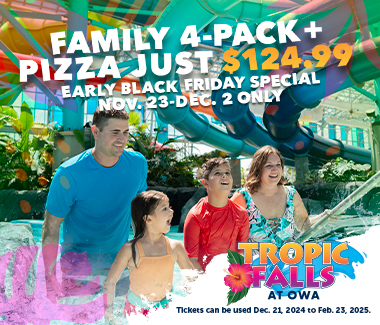 Tropic Falls Indoor Waterpark – OWA Parks and Resort, Foley AL