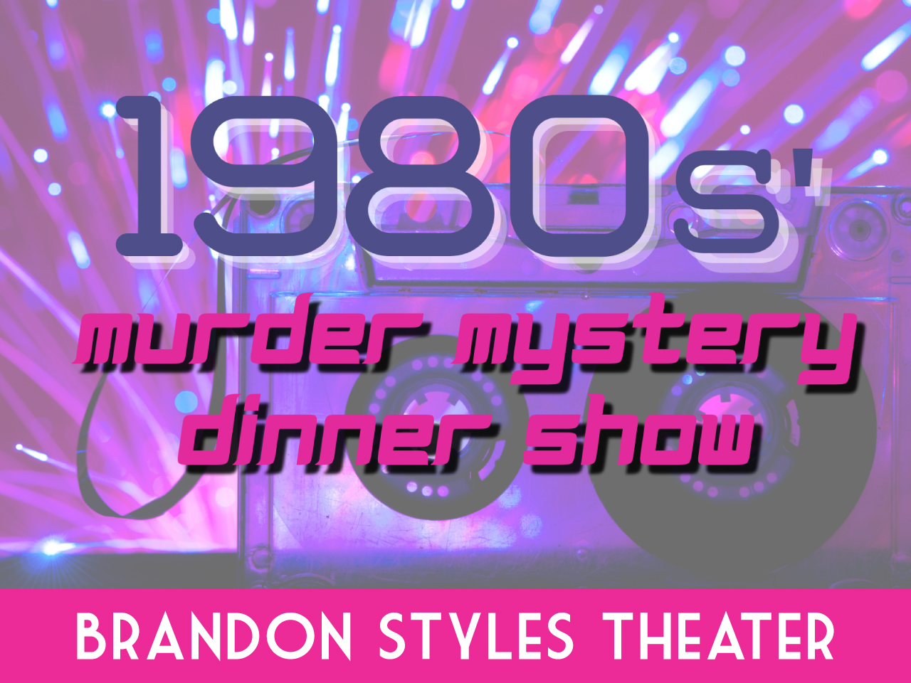 1980s Murder Mystery Dinner Show presented by ICM Theatre Group – OWA